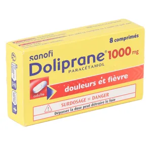 Doliprane paracétamol 1g comprimés