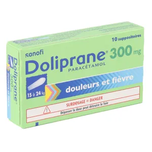 Doliprane suppo 300 mg