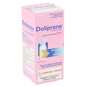 Doliprane sirop pédiatrique