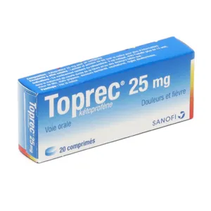 Toprec 25 mg comprimés douleurs et fièvre