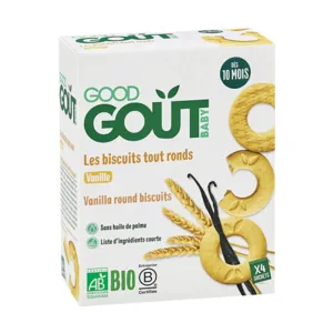 Good Goût Biscuits bébé ronds Vanille Bio