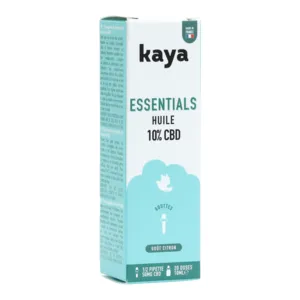 Kaya Essentials huile 10 % CBD goût citron