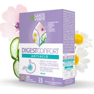 Comprimés anti reflux ConfortDigest Santé verte