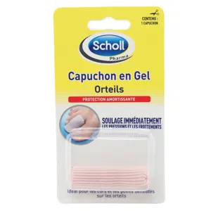 Scholl capuchon orteil silicone