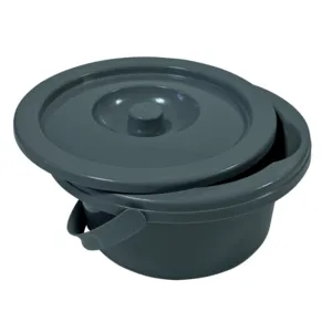 Pot de chambre gris Herdegen avec couvercle