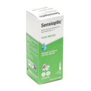 Sensioptic gouttes pour les yeux irrités