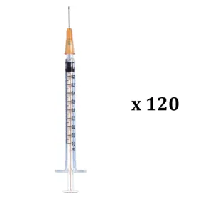 Seringue 1ml avec aiguille 3 pièces Plastipak