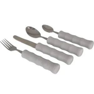 Set de 4 couverts ergonomiques manche en mousse