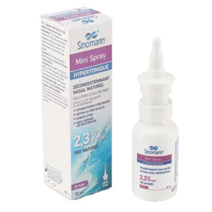 Sinomarin Mini Spray solution d'eau de mer nez bouché