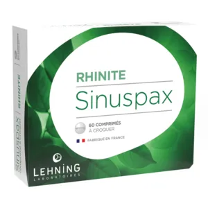 Comprimés à croquer Sinuspax Lehning pour rhinite et rhume