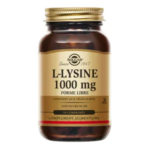 Comprimés Solgar L-Lysine 1000 mg