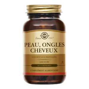 Solgar cheveux, peau, ongles en comprimés