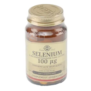 Solgar Sélénium 100 ug comprimés anti oxydant