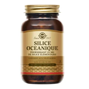 Solgar silice oceanique gélules de silicium