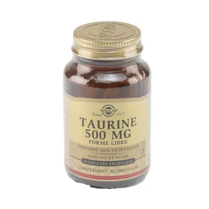 Gélules Taurine 500 mg Solgar