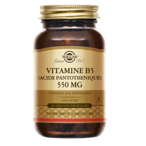 Solgar gélules Vitamine B5 550 mg