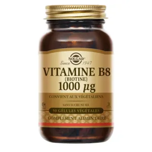Solgar gélules biotine = vitamine B8 1000 µg