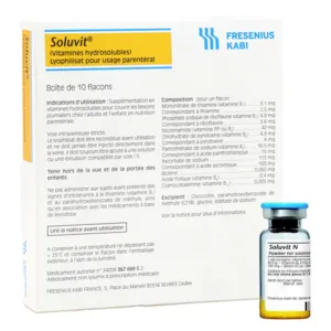Soluvit flacons vitamines hydrosolubles