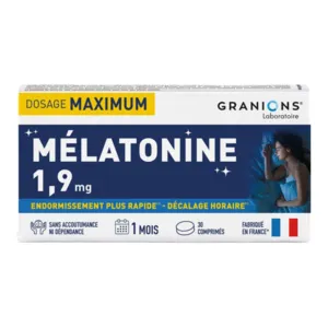 Granions Mélatonine 1,9 mg comprimés