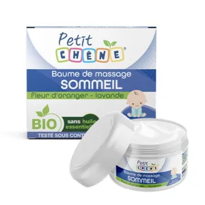 Petit Chêne Baume de massage bébé pour l'endormissement