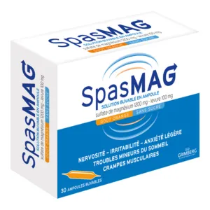 Spasmag magnésium en ampoules