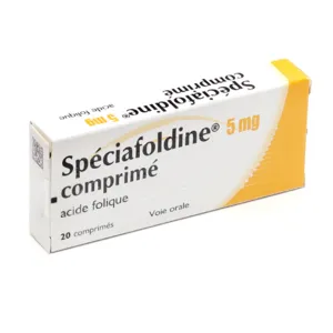 Acide folique Speciafoldine 5 mg comprimés
