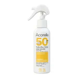 Spray solaire enfant SPF 50 bio Acorelle