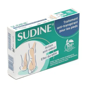 Sudine poudre pied transpiration
