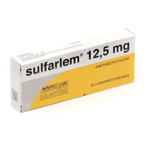 Sulfarlem 12.5 mg comprimés Digestion difficile