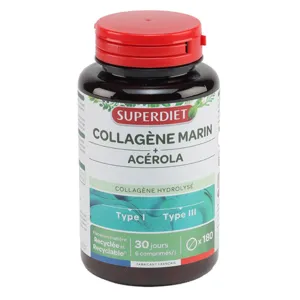 Comprimés Collagène marin + Acérola SuperDiet