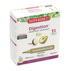 Superdiet Radis noir Artichaut bio en unidoses