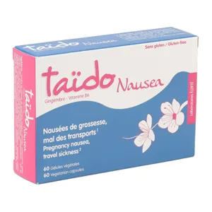 Taïdo Nausea gélules Nausées grossesse et mal des transports