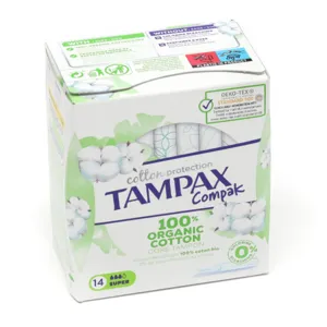 Tampax Cotton Protection Super tampons avec applicateurs