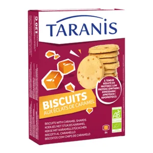 Biscuits Taranis Aux Eclats de Caramel Bio