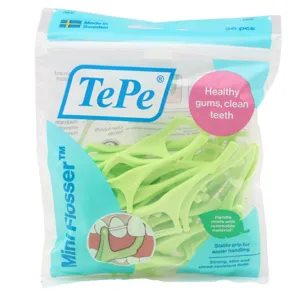 TePe Good Mini Flosser porte-fil dentaire plastique végétal