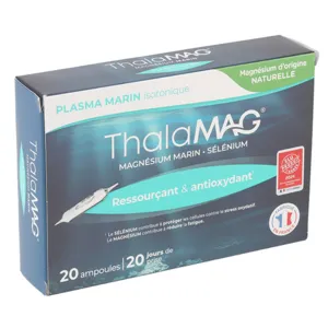 Thalamag ampoules Magnésium plasma marin