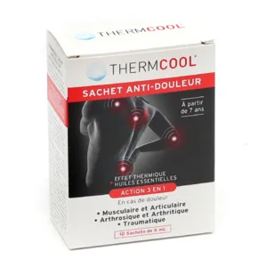 ThermCool Gel anti-douleur articulaires et musculaires sachets