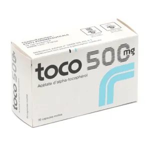 Vitamine E Toco 500 mg capsule