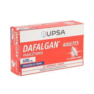 Dafalgan 600 mg suppositoire Adulte