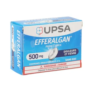 Efferalgan 500 mg sans eau