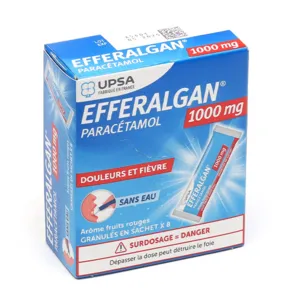 Granulés à avaler Efferalgan 1000 mg fruits rouges