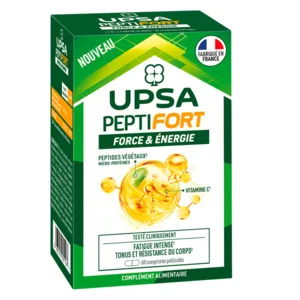 UPSA PeptiFort Vitamine C et peptides végétaux