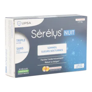 Sérélys Nuit gélules de mélatonine