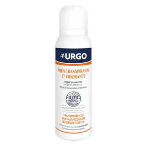 Crème en mousse pieds transpirants et odorants Urgo