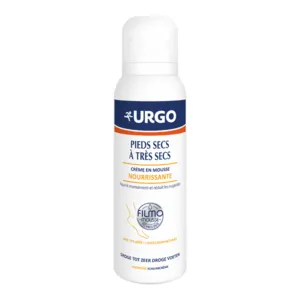 Crème en mousse pieds très secs à crevassés Urgo