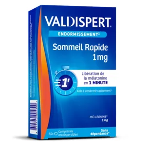 Valdispert comprimé Sommeil rapide Melatonine 1 mg