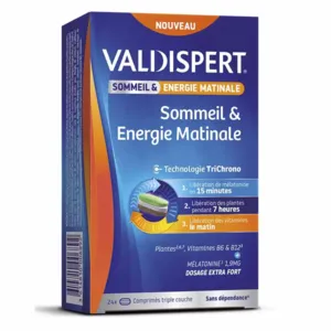 Comprimés Sommeil et énergie matinale Valdispert
