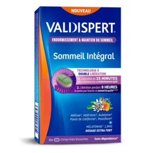 Valdispert Sommeil intégral 1,9 mg mélatonine comprimés