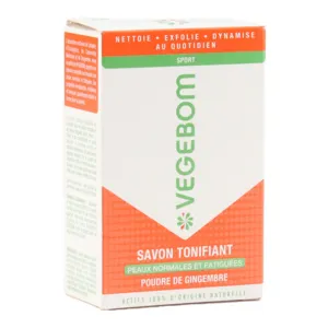 Vegebom savon tonifiant peau normale et fatiguée