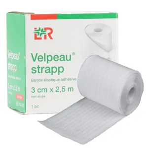 Bande élastique adhésive strapping Velpeau